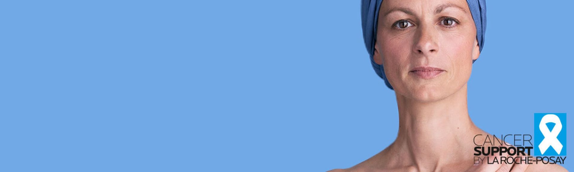 woman with the text "Side Effects" and information on the gentleness of La Roche-Posay skincare.