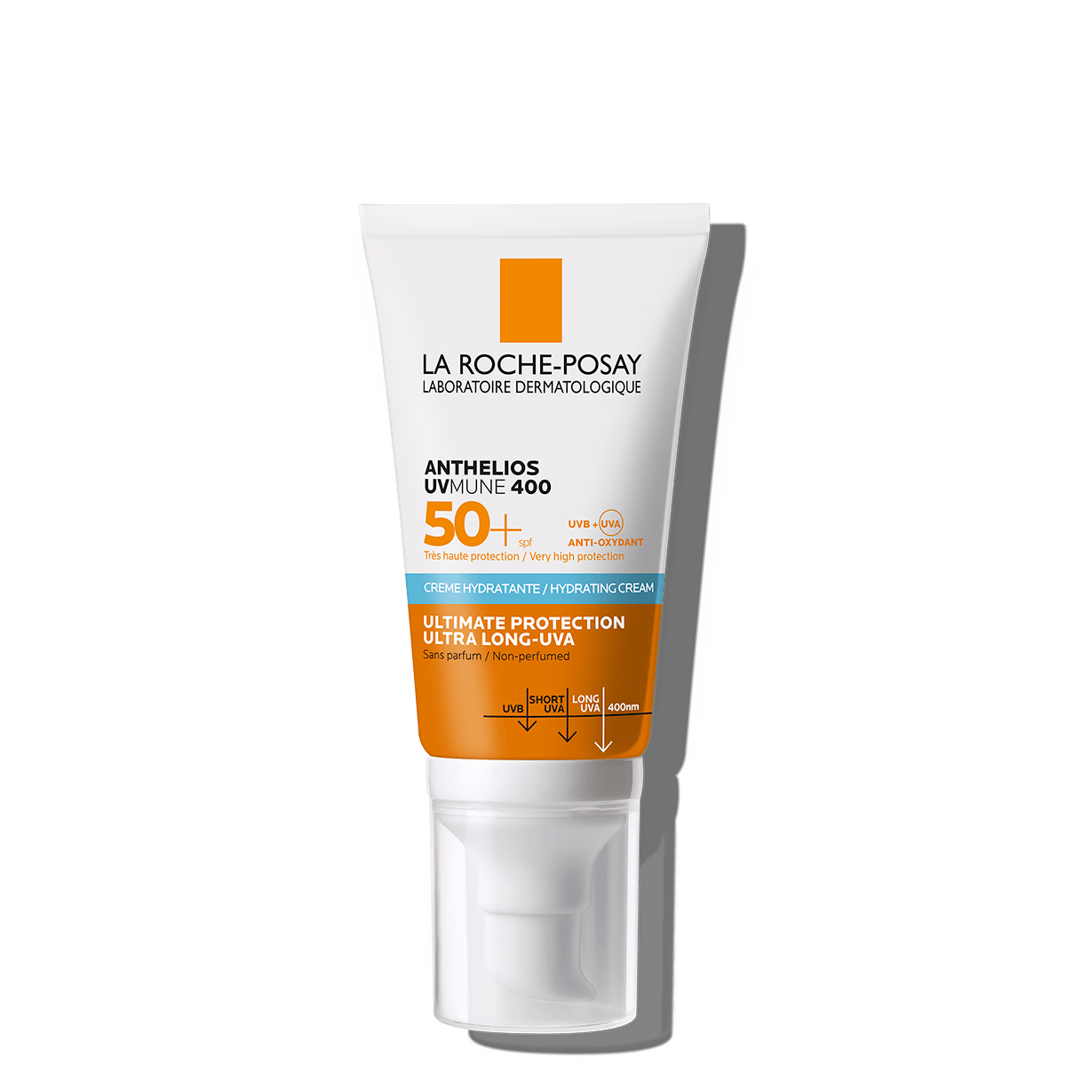 La Roche-Posay Anthelios UVA/UVB Hydrating Cream SPF 50+ (front view).