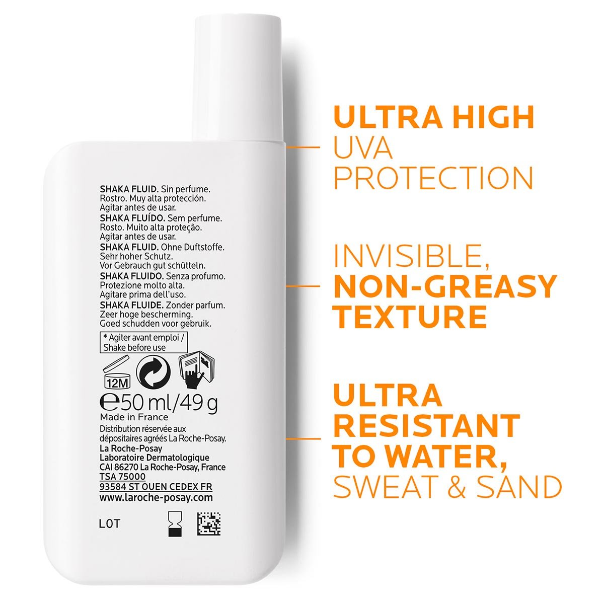 La Roche Posay ProductPage Sun Anthelios Shaka Fluid Spf50 50ml Fragra