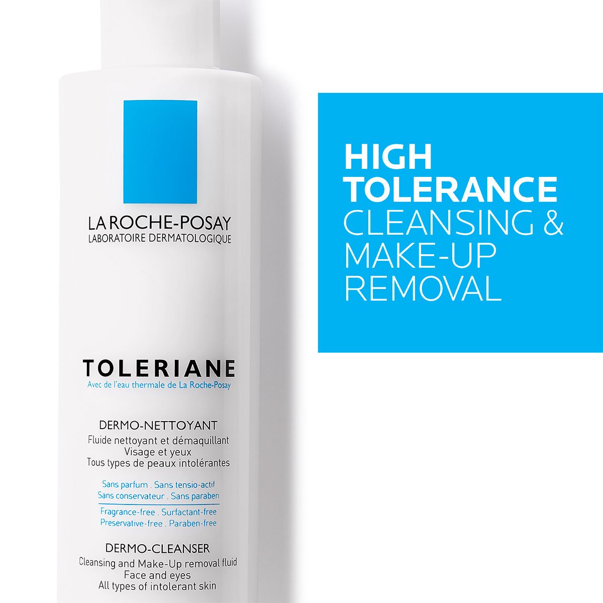 TOLERIANE DERMOCLEANSER MAKEUP REMOVER AND FACIAL CLEANSER by La RochePosay